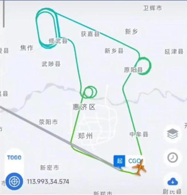 嘉正网  郑州飞米兰航班放油返航 起落架故障导致